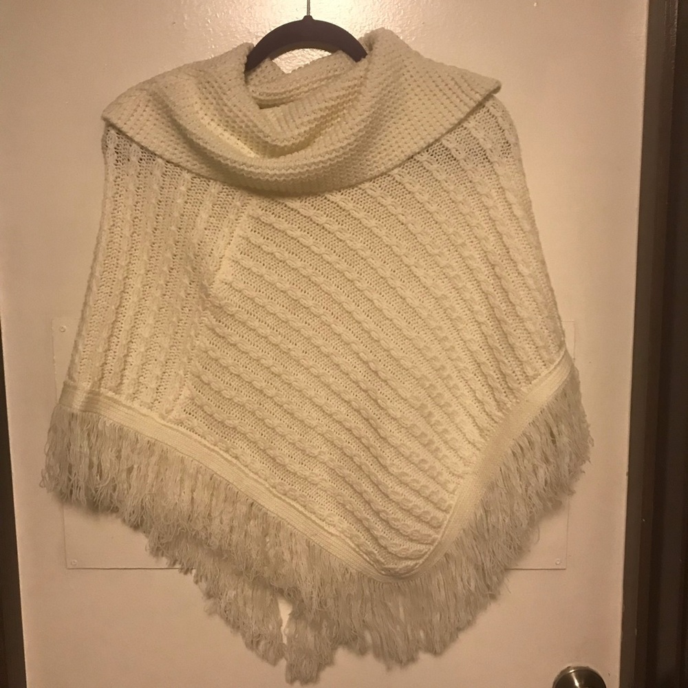 Weathervane knit shawl